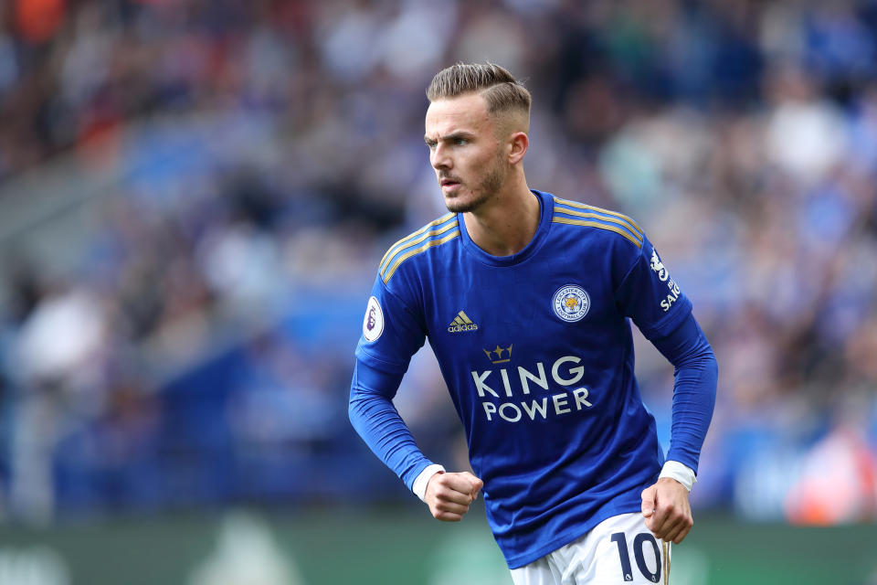 James Maddison impressed during his first season at Leicester. (Photo by James Williamson - AMA/Getty Images)