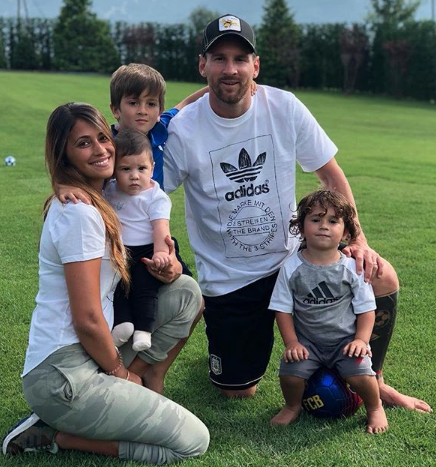 Lionel Messi et Antonella Roccuzzo