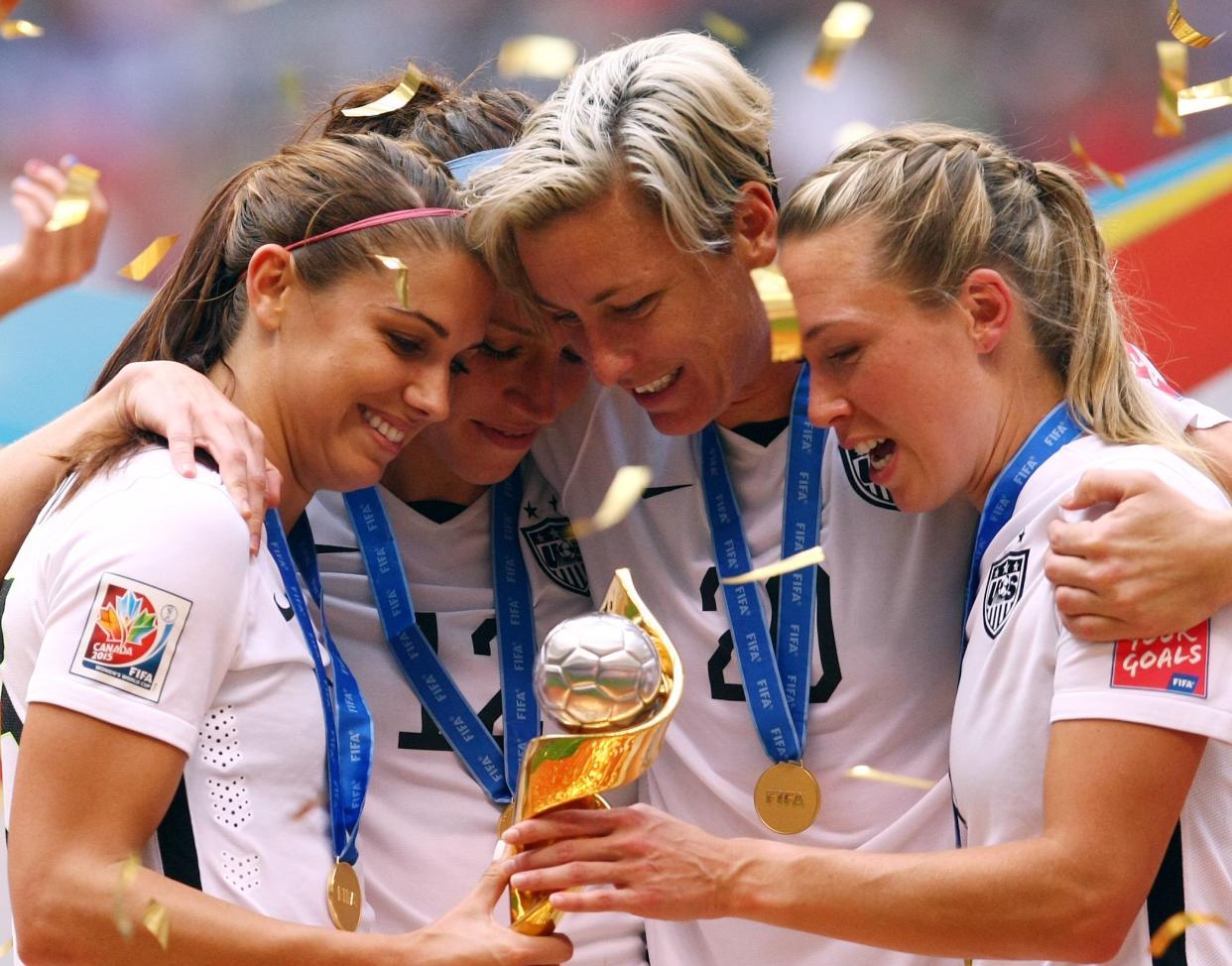 The United States women&rsquo;s team won the 2015 World Cup after defeating Japan 5-2 in the final. (Photo: Vaughn Ridley / EMPICS / Getty Images)