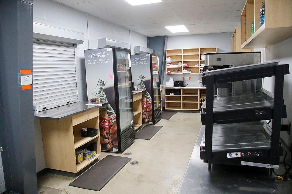 This is the interior of the concession stand in the Keith Wygant Memorial Field House seen here Tuesday, Jan. 18, 2022. TOM E. PUSKAR/TIMES-GAZETTE.COM