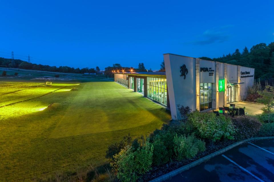 The PGA teaching centre’s driving range offers Trackman technology (Close House)