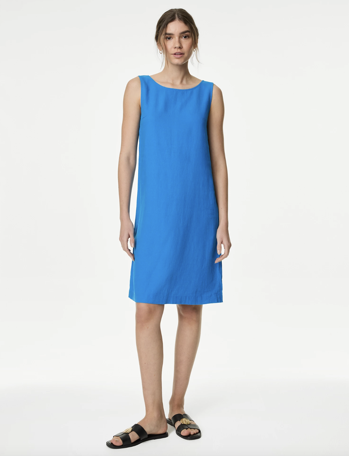 Colourful and comfortable, this linen dress is a versatile pick for your summer holiday wardrobe. (Marks & Spencer)