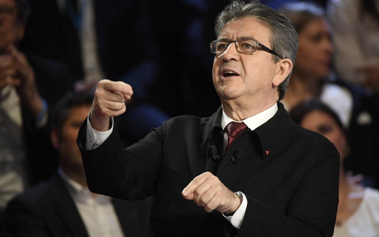 French presidential election candidate Jean-Luc Mélenchon. - AFP POOL