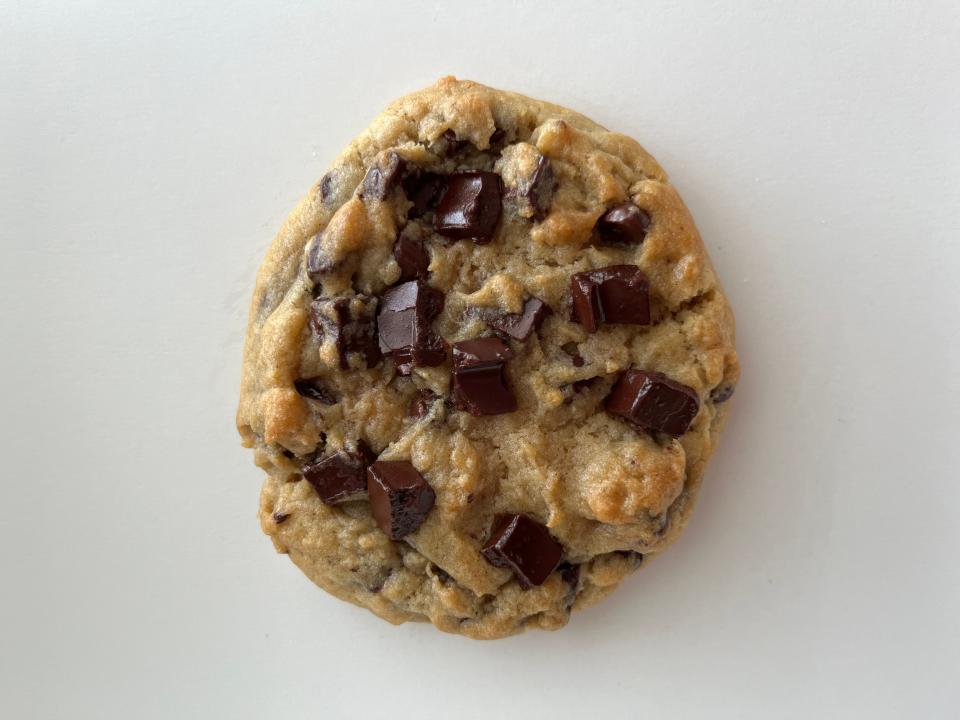 Semi-sweet chocolate chunk cookie from Crumbl Cookies, 3116 Raeford Road, Suite 240, Fayetteville.