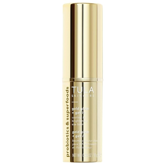 TULA Skin Care Gold Glow & Get It Cooling Brightening Eye Balm