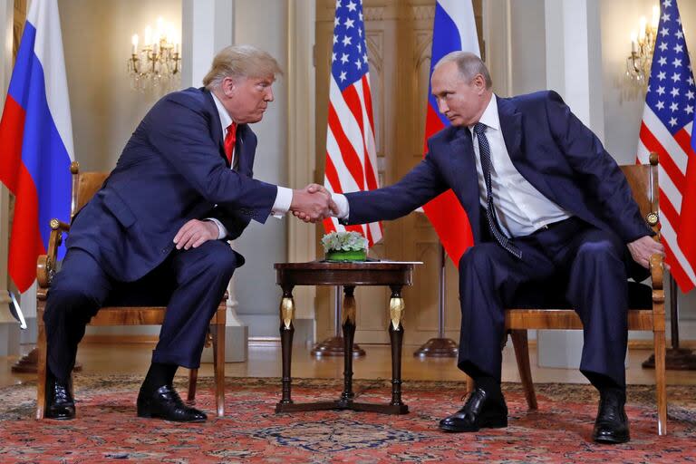 Vladimir Putin y Donald Trump, en el pasado