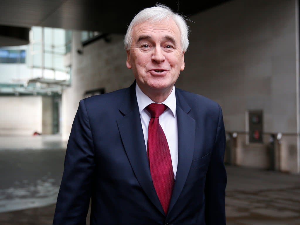 McDonnell backed his Labour colleague entirely, saying she would have been offered a Cabinet position if Labour had won the 2019 election (Getty)