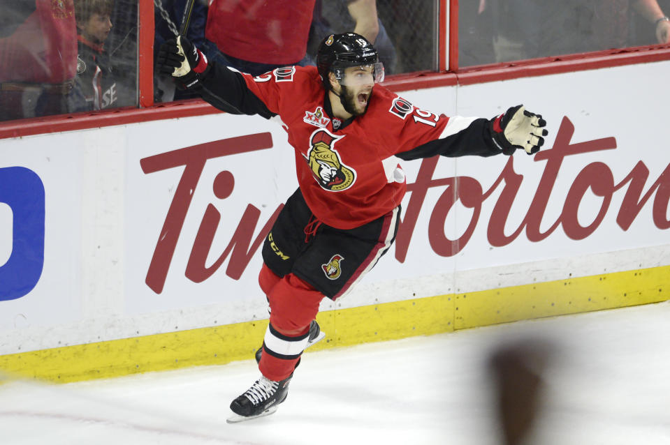 Derick Brassard seems to have finally found his footing with the Ottawa Senators. (Adrian Wyld/The Canadian Press via AP)
