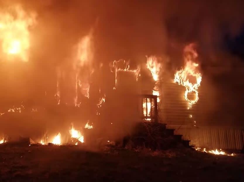 Three children and two adults were killed in the blaze: Screenshot/YouTube/Journal Star
