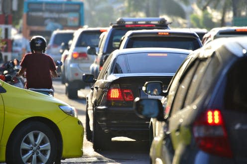 <span class="caption">Road pricing could be introduced to reduce congestion.</span> <span class="attribution"><span class="source">Shutterstock</span></span>