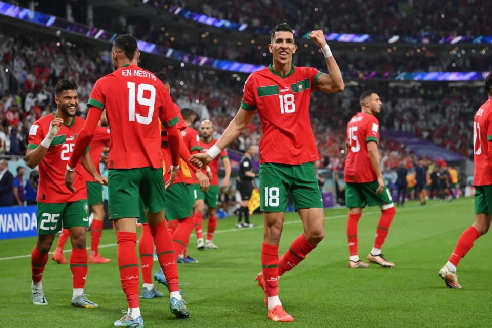 Morocco have made history with every World Cup knockout stage win. (Getty Images)