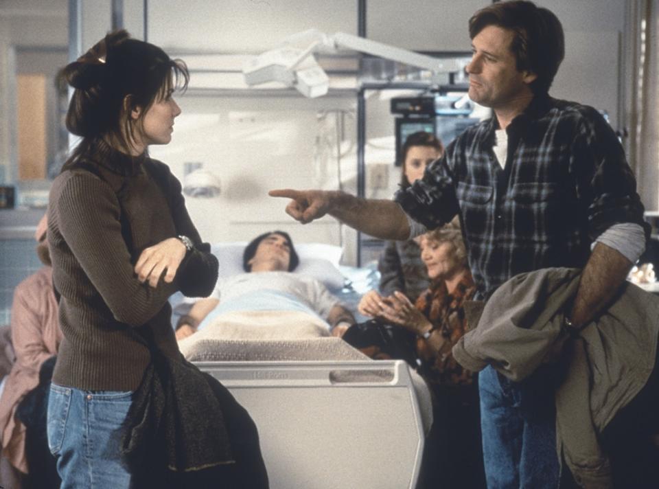 <p>8. <strong>Bill Pullman</strong> went from the the nice-guy-who-finishes-second to the leading man in<em> WYWS</em> when he took on the role of Jack. But two other major superstars were considered first.</p> <p>"I know at the time <a href="https://www.eonline.com/news/patrick_swayze" rel="nofollow noopener" target="_blank" data-ylk="slk:Patrick Swayze;elm:context_link;itc:0;sec:content-canvas" class="link "><strong>Patrick Swayze</strong></a> was considered for Bill's part. I think we had <a href="https://www.eonline.com/news/dennis_quaid" rel="nofollow noopener" target="_blank" data-ylk="slk:Dennis Quaid;elm:context_link;itc:0;sec:content-canvas" class="link "><strong>Dennis Quaid</strong></a> in mind when writing that part," Lebow revealed. "But Bill was one of everyone's first choices. In retrospect, no one could have played it better than him."</p> <p>9. And when writing the role of comatose dreamboat Peter, the screenwriting duo had 007 in mind: <a href="https://www.eonline.com/news/pierce_brosnan" rel="nofollow noopener" target="_blank" data-ylk="slk:Pierce Brosnan;elm:context_link;itc:0;sec:content-canvas" class="link "><strong>Pierce Brosnan</strong></a>. </p>