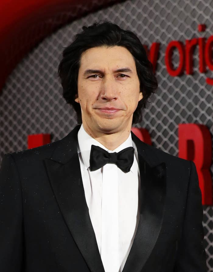 Closeup of Adam Driver