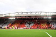 Choreographie der Fans des FC Liverpool