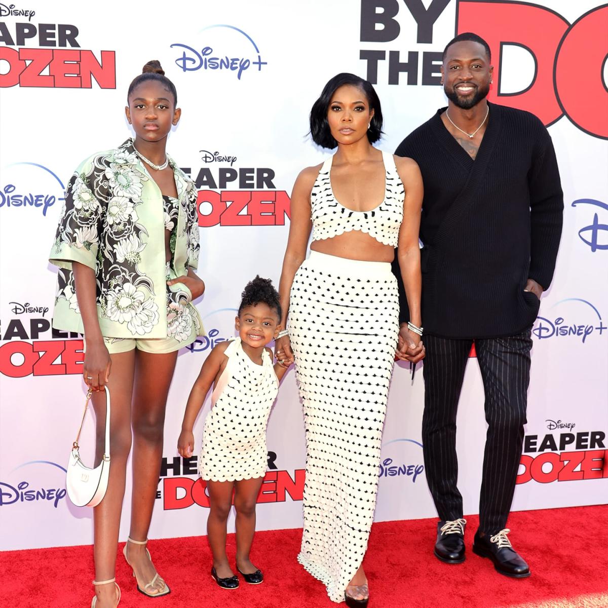 Gabrielle Union and Kaavia Hit the Red Carpet in Matching Printed Looks