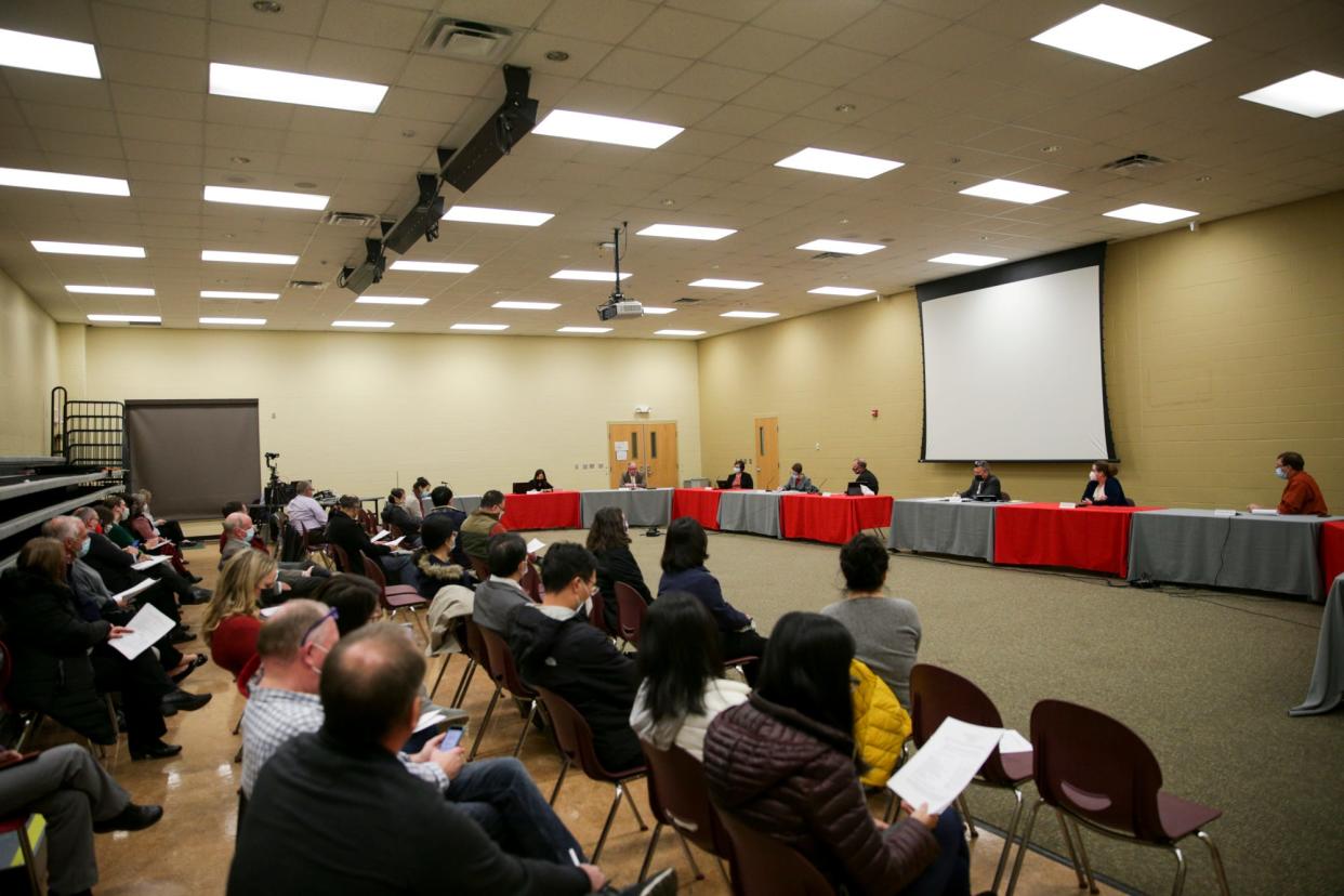 A look inside Happy Hollow Elementary during a public hearing on the proposed Superintendent contract for the then future West Lafayette Community School Corp. Superintendent finalist, Monday, Dec. 13, 2021 in West Lafayette.