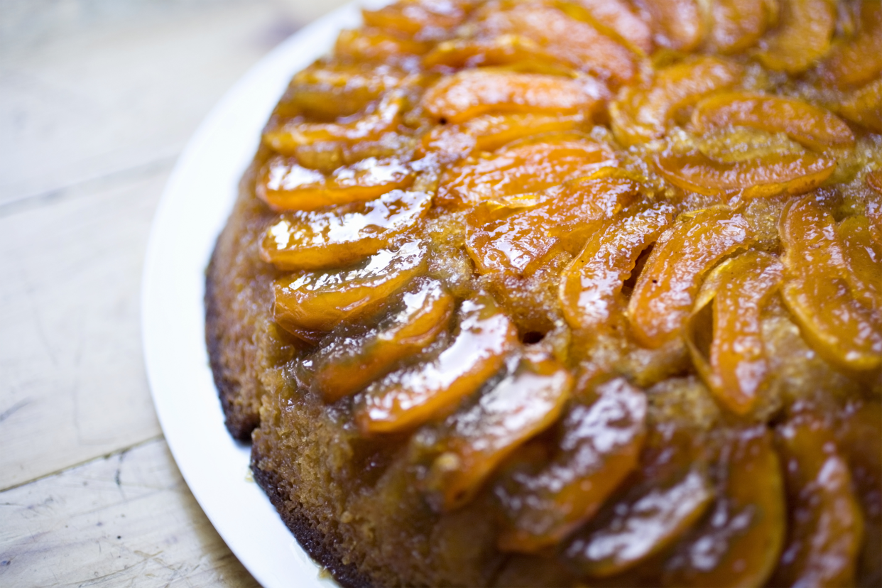 Cranberry Orange Upside-Down Spice Cake