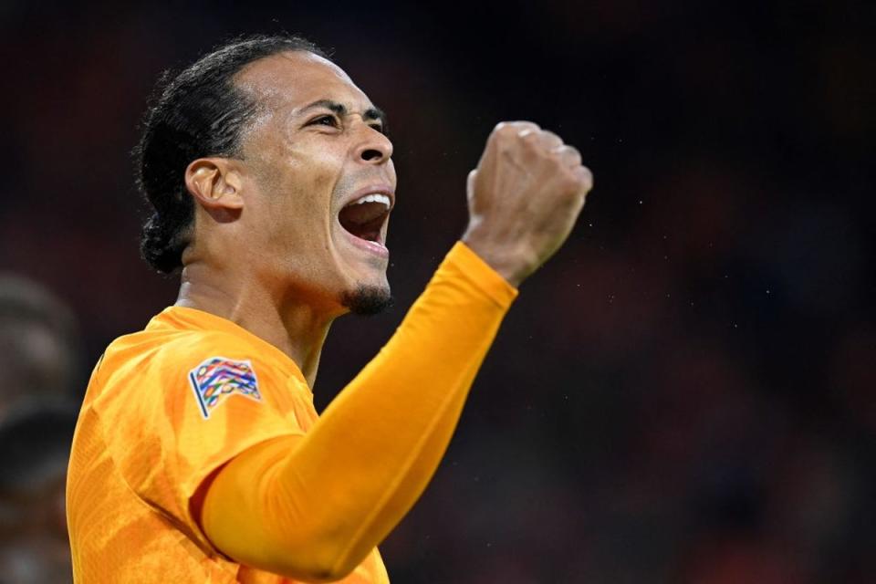 Van Dijk will lead the Netherlands at his first World Cup (AFP via Getty Images)