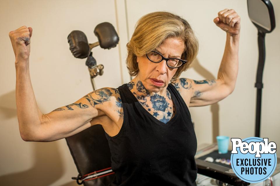 Jackie Hoffman Gets Covered in Ink for 'The Tattooed Lady' Musical — See Her Shocking Transformation