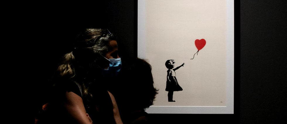 « La Fille au ballon », renommée « L'amour est dans une poubelle » depuis son autodestruction en 2018, a été vendue pour 18,6 millions de livres lors d'une vente aux enchères à Londres.
