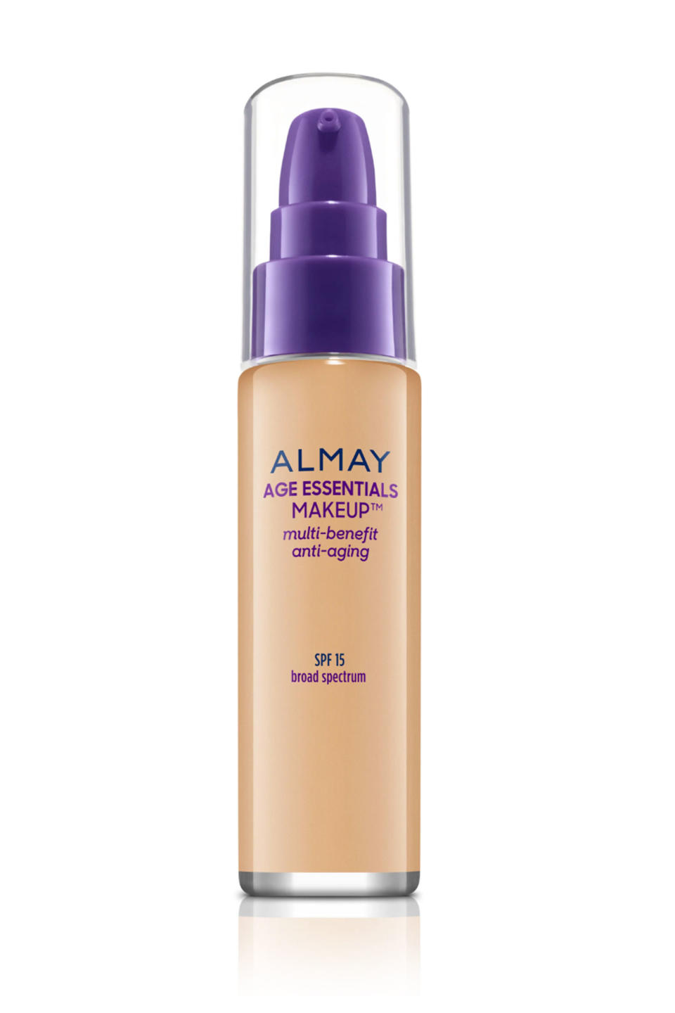 <p>I'm down with anything that streamlines my morning routine i.e. this lightweight foundation made with hyaluronic acid<span>, which makes me feel okay about skipping anti-aging serum.</span> — Gena Kaufman, Social Media Director </p><p><em>Almay Essentials Foundation Makeup, $15; </em><em><a rel="nofollow noopener" href="http://www.ulta.com/age-essentials-foundation-makeup?productId=xlsImpprod14321025&sku=2303910&cmpid=PS_Non!google!Product_Listing_Ads&cagpspn=pla&CATCI=pla-194990147070&CAAGID=17983613550&CAWELAID=330000200000632116&catargetid=330000200000763184&cadevice=c&gclid=CMTZl-716c8CFYEehgod_NMCrg" target="_blank" data-ylk="slk:ulta.com;elm:context_link;itc:0;sec:content-canvas" class="link ">ulta.com</a> available at <a rel="nofollow noopener" href="http://www.ulta.com/age-essentials-foundation-makeup?productId=xlsImpprod14321025" target="_blank" data-ylk="slk:amazon.com;elm:context_link;itc:0;sec:content-canvas" class="link ">amazon.com</a>.</em></p>