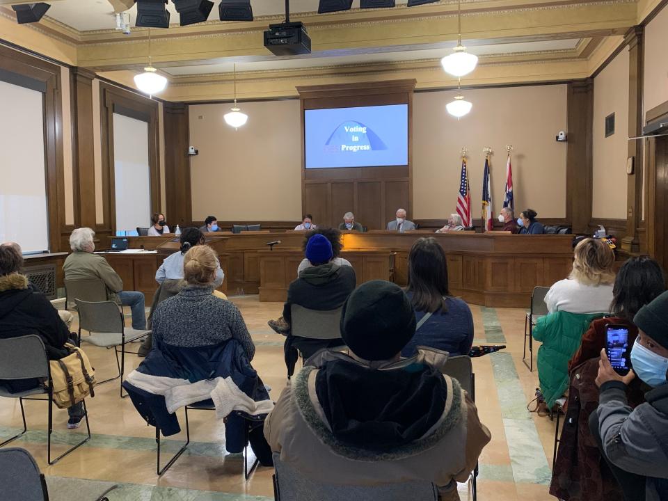 The Des Moines City Council holds a special meeting Friday, Jan. 14, 2022, to address the city's policies and assistance for the homeless during cold-weather emergencies.