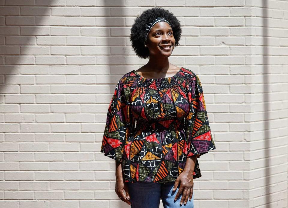 Crystal Pratt poses for a portrait in Charlotte, NC on Monday, May 20, 2024.