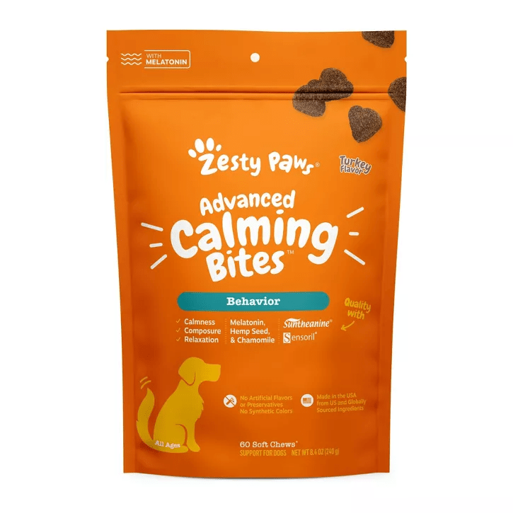Zesty Paws Advanced Behavior Calming Soft Chews forDogs