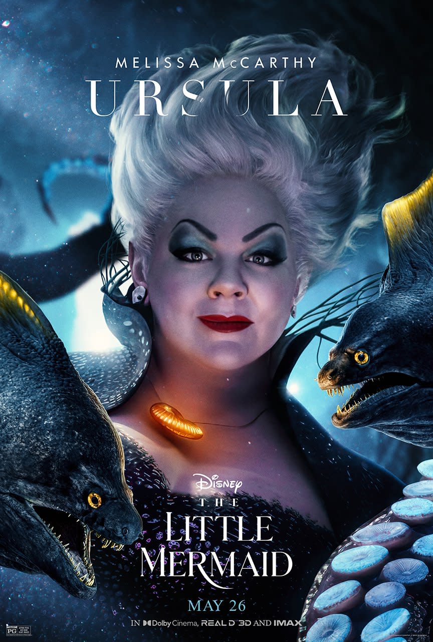 Melissa McCarthy as Ursula in ‘The little Mermaid’