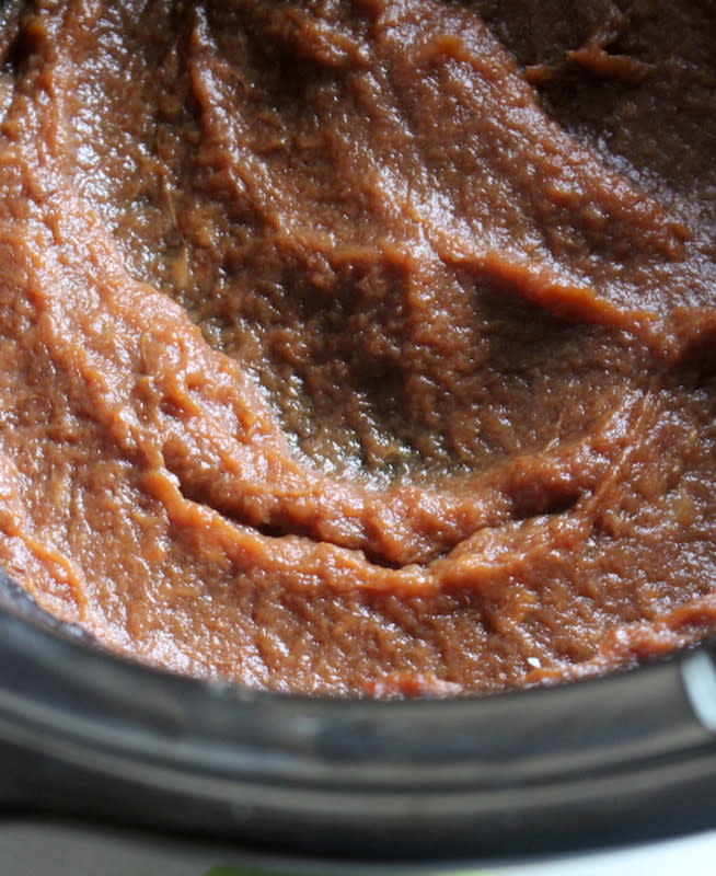 <p>Practical Self-Reliance</p><p>Apple butter is a luscious fruit spread made by slow-cooking apples until their sugars naturally caramelize. </p><p><strong>Get the recipe: <em><a href="https://practicalselfreliance.com/apple-butter/" rel="nofollow noopener" target="_blank" data-ylk="slk:Apple Butter;elm:context_link;itc:0;sec:content-canvas" class="link ">Apple Butter</a></em></strong></p>