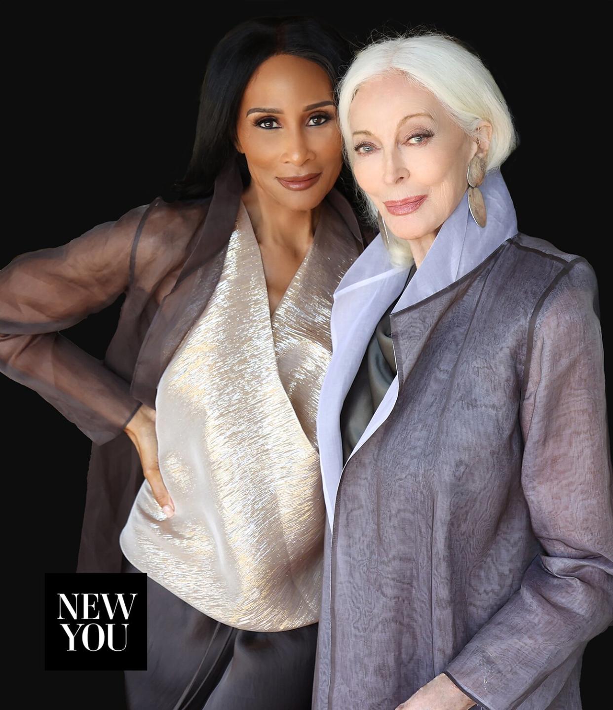 Supermodels Carmen Dell'Orefice and Beverly Johnson Share Beauty Secrets