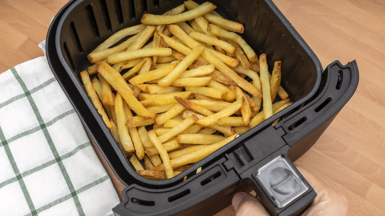 french fries in air fryer