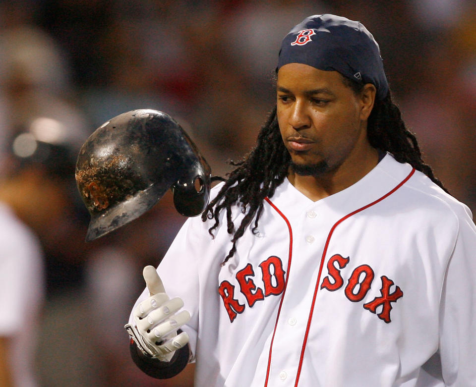 Manny Ramirez is still optimistic about this Hall of Fame chances. (Photo by Jim Rogash/Getty Images)