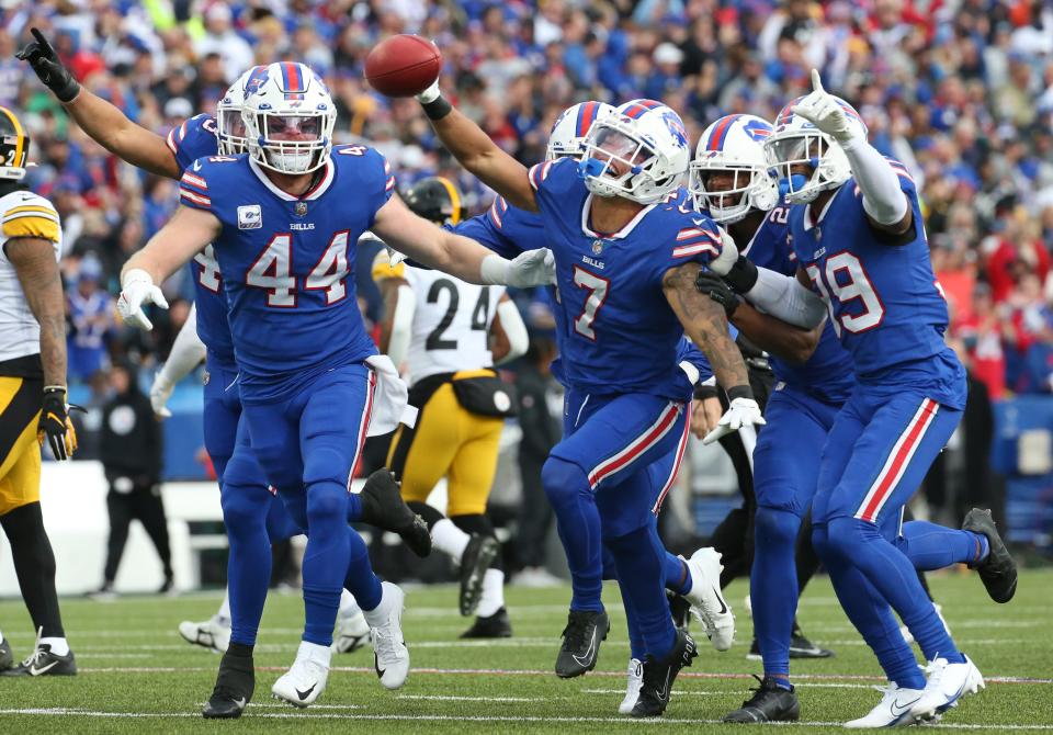Taron Johnson and the Buffalo Bills are favored in their NFL Week 6 game against the Kansas City Chiefs.