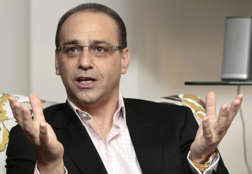 Dragons Den star Theo Paphitis speaks at the launch of the Smarta website in central London.