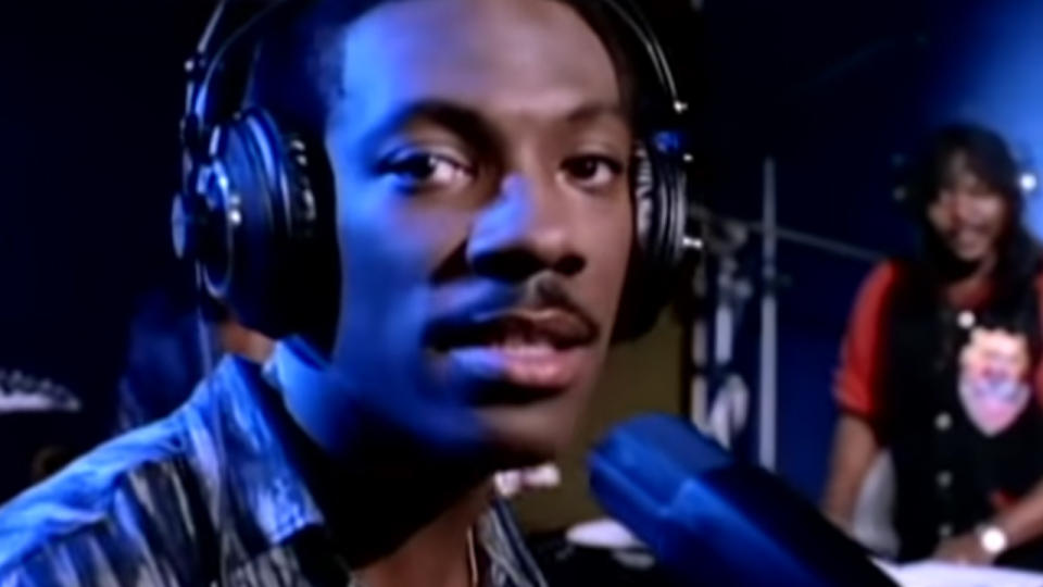 Eddie Murphy in the video for 