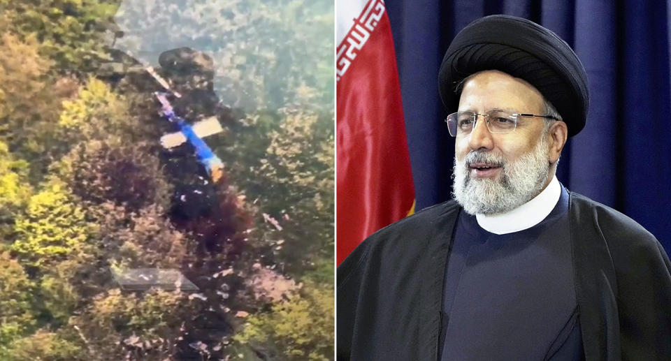Iran helicopter crash latest updates: President Raisi confirmed dead as wreckage found