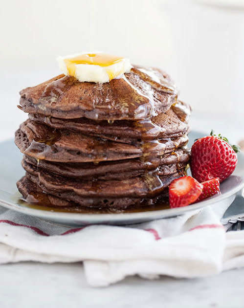 <strong>Get the <a href="http://www.foodiecrush.com/2013/02/chocolate-pancakes-and-friday-faves/" target="_blank">Chocolate Pancakes recipe</a> from Foodie Crush</strong>