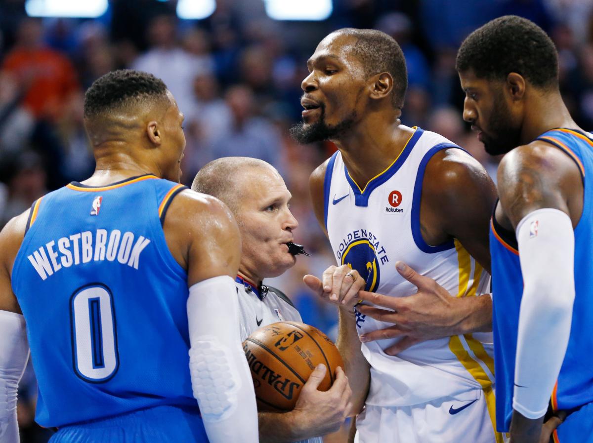 No beef': Kevin Durant, Russell Westbrook set to battle for first time in  playoffs