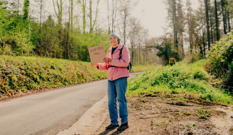 Hilary Bradt has no plans to stop hitchhiking. Photo: Peter Flude