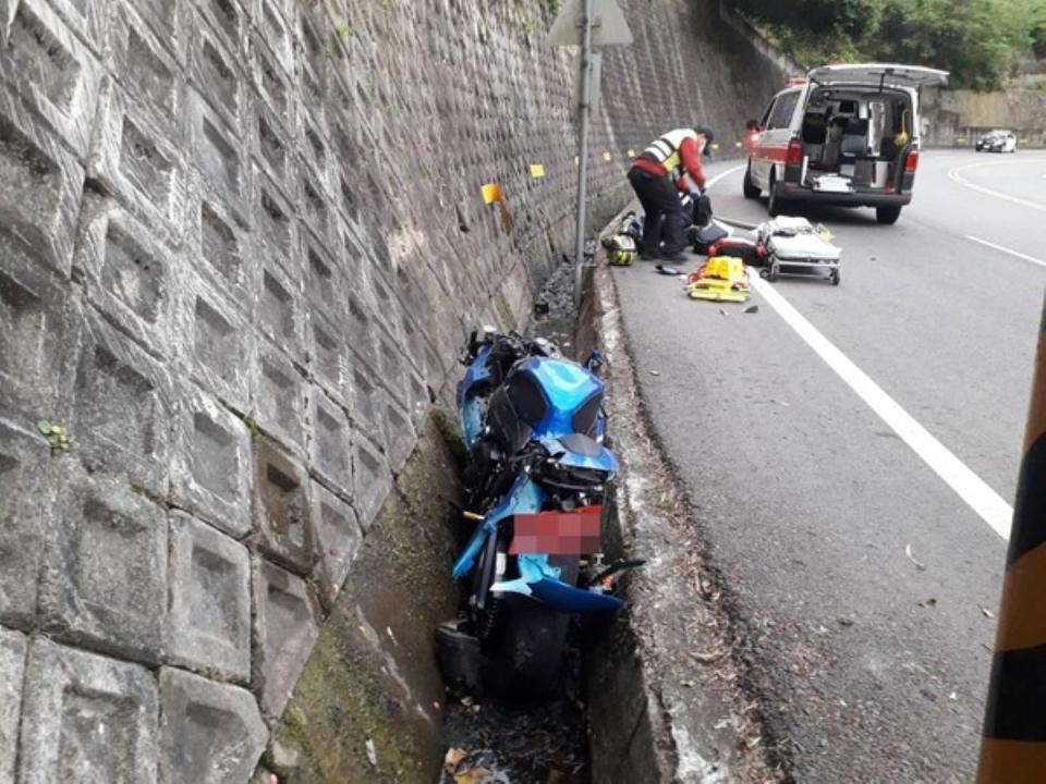 台三線苗栗段因彎道多車禍事故頻傳，警方以區間測速限制超速。（圖：警方提供）