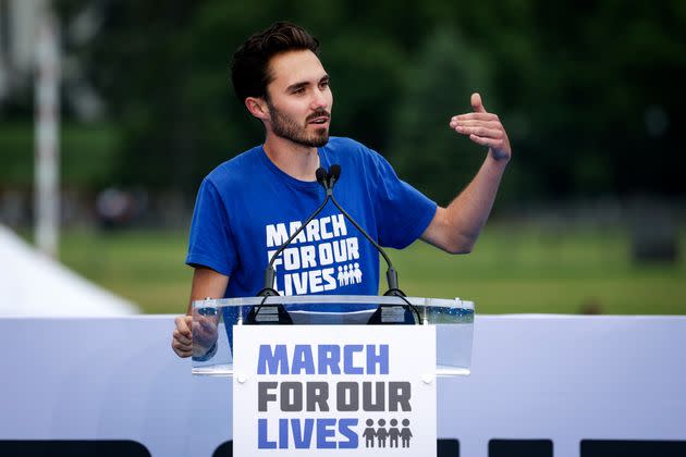 The emerging gun violence deal in the Senate will do far less than what activists, such as March for Our Lives co-founder David Hogg, hope for, but they’re backing it anyway. (Photo: Tasos Katopodis via Getty Images)