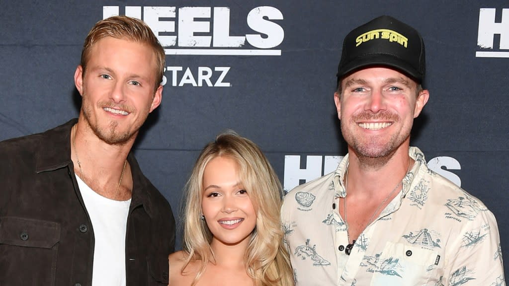 Stephen Amell, Alexander Ludwig, Kelli Berglund Heels