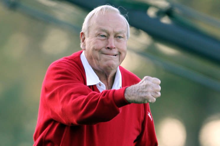 Arnold Palmer memorabilia is apparently in high demand. (Getty Images)