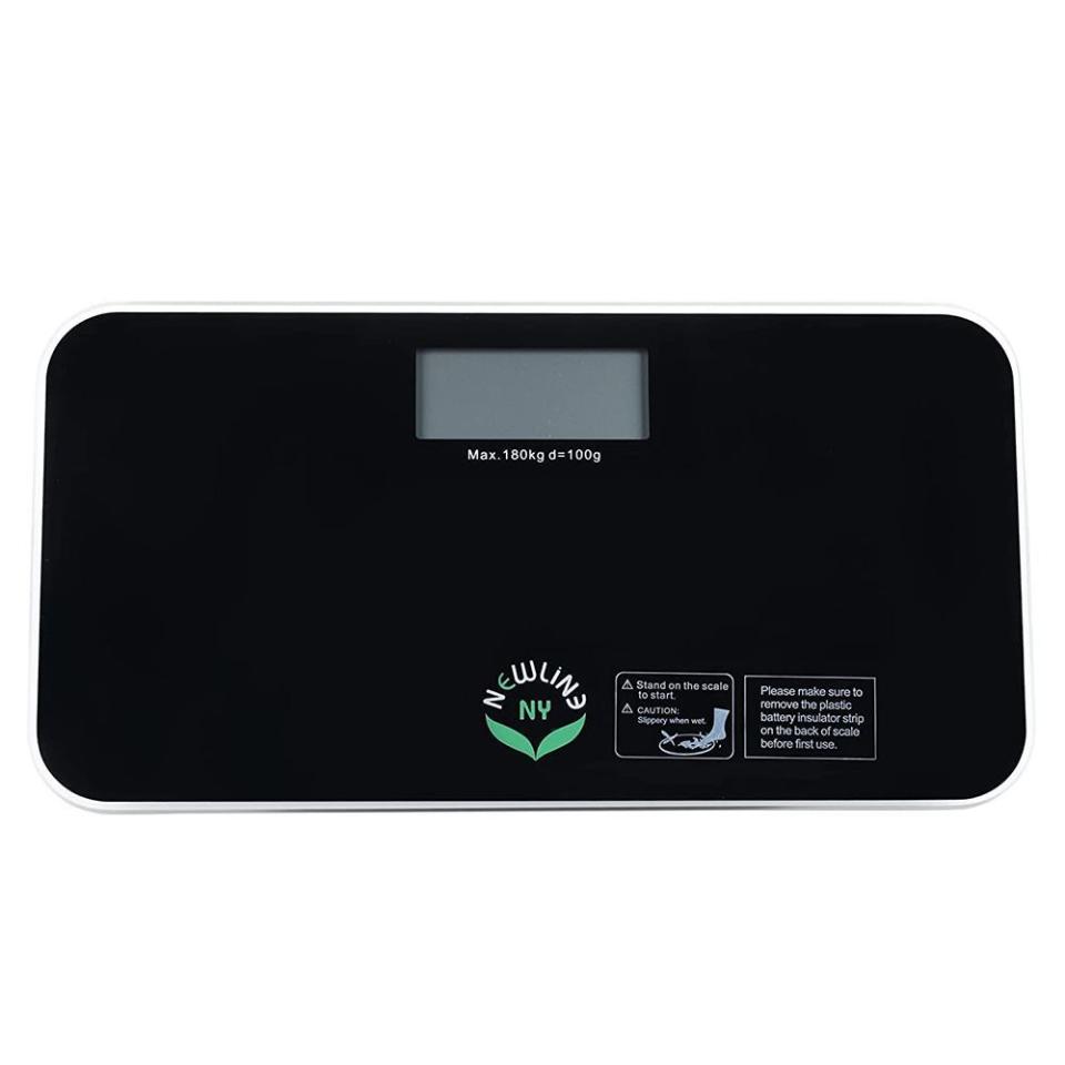 13) NewlineNY Step-On Mini Travel Bathroom Scale