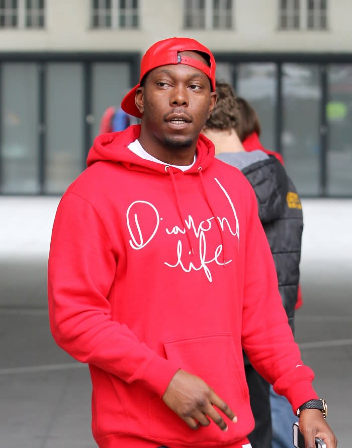 Dizzee was just 20 when he was stabbed. Copyright: [Rex]