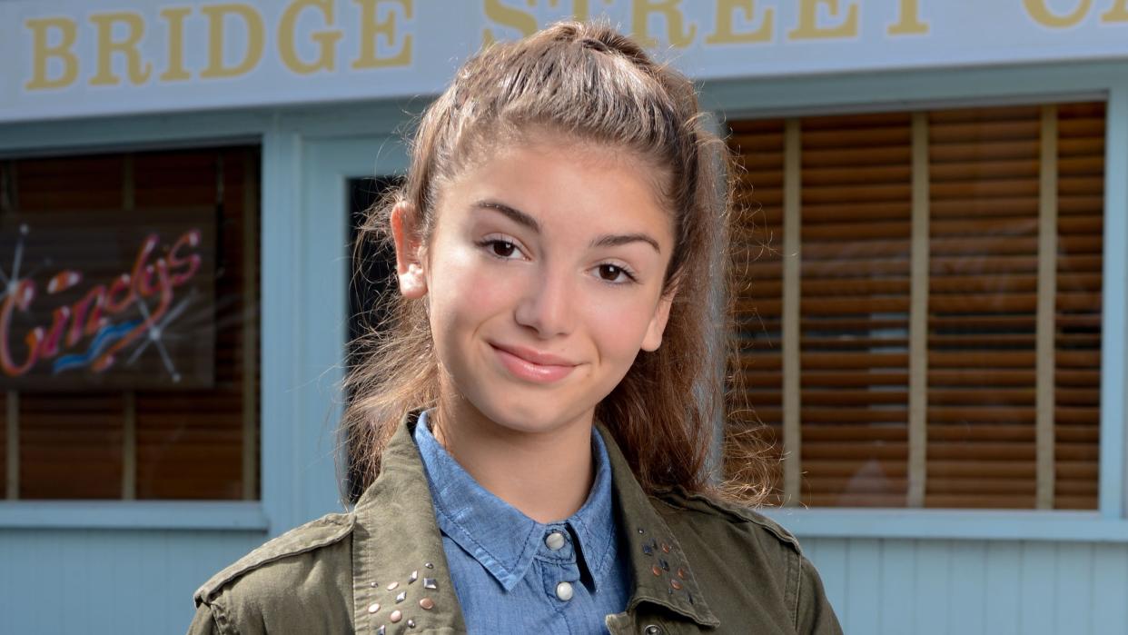  Mimi Keene as Cindy Williams Jr in EastEnders. 