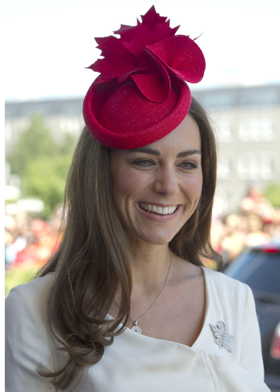 The Duchess of Cambridge visits the Canadian Museum of Civilization to attend a citizenship ceremony on July 1, 2011, in Gatineau, Canada.