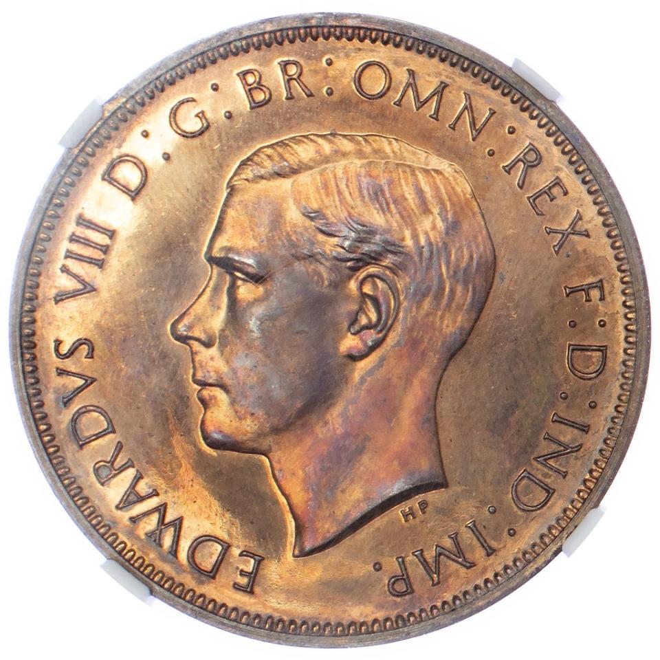 Shares in a rare coin marking King Edward VIII’s brief reign have been snapped up after it went into fractional ownership (Showpiece.com/PA) (PA Media)