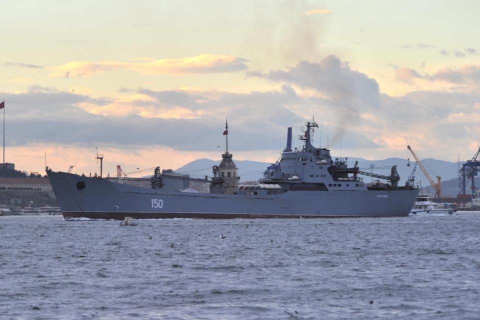 Russian military ship